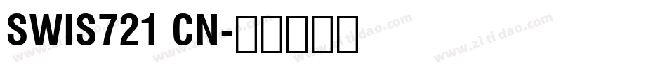 swis721 cn字体转换